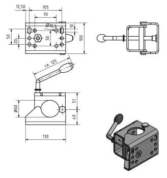 Klemmschelle Ø 60 mm